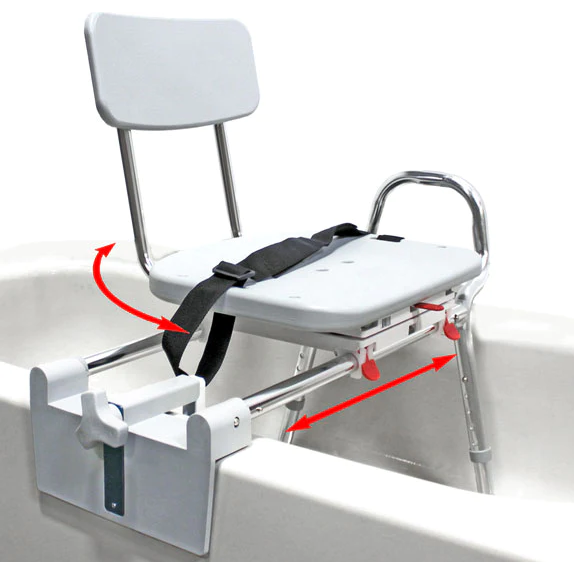 Eagle Health Tub-Mount Swivel Sliding Transfer Bench