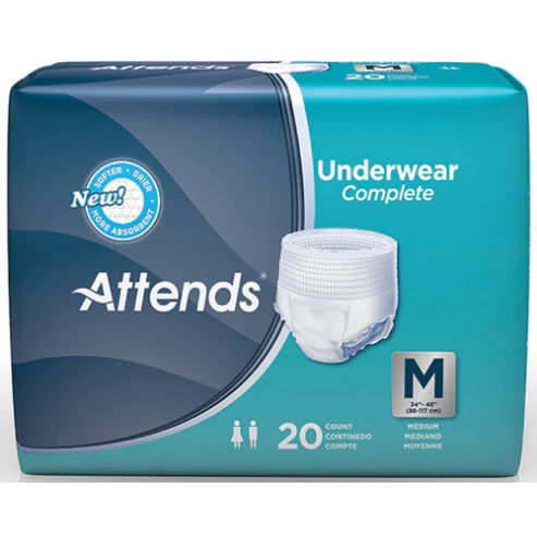 Attends Super Plus Absorbency Protective Underwear - Small