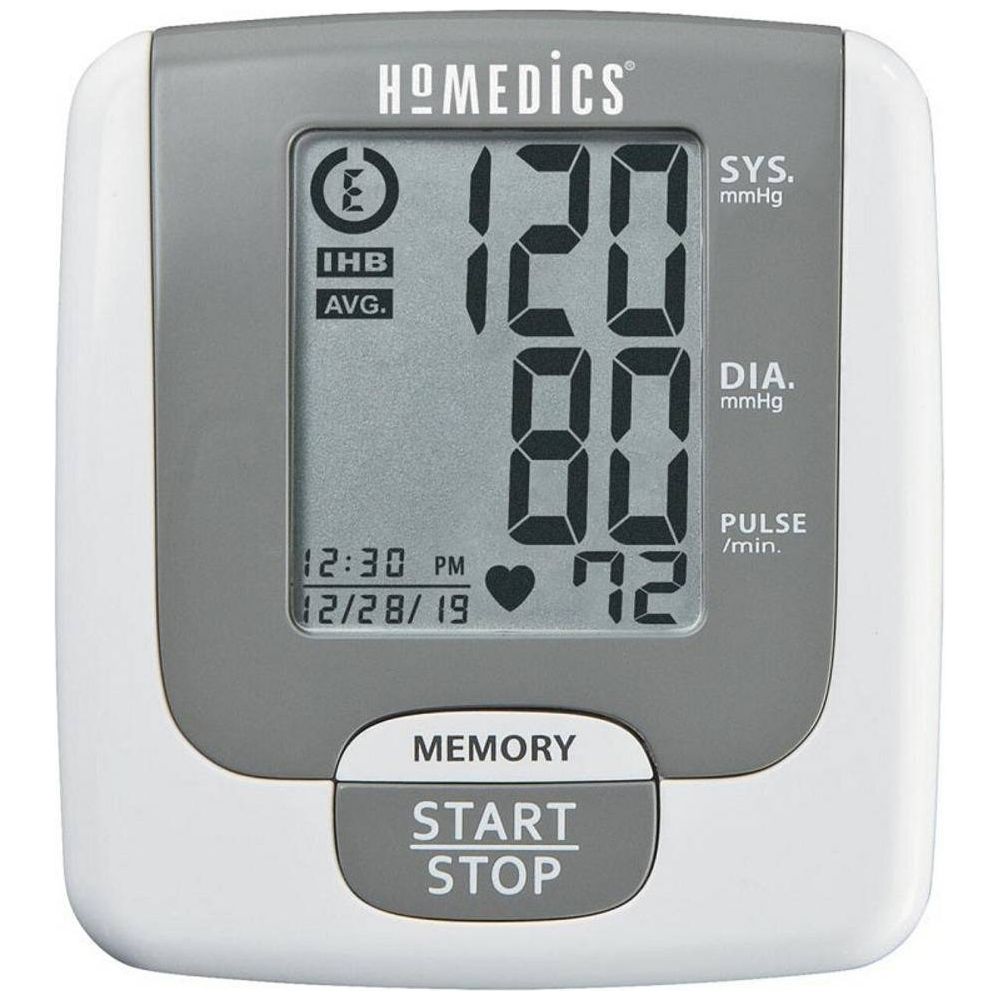 HoMedics Wrist Blood Pressure Monitor with Smart Measure Technology