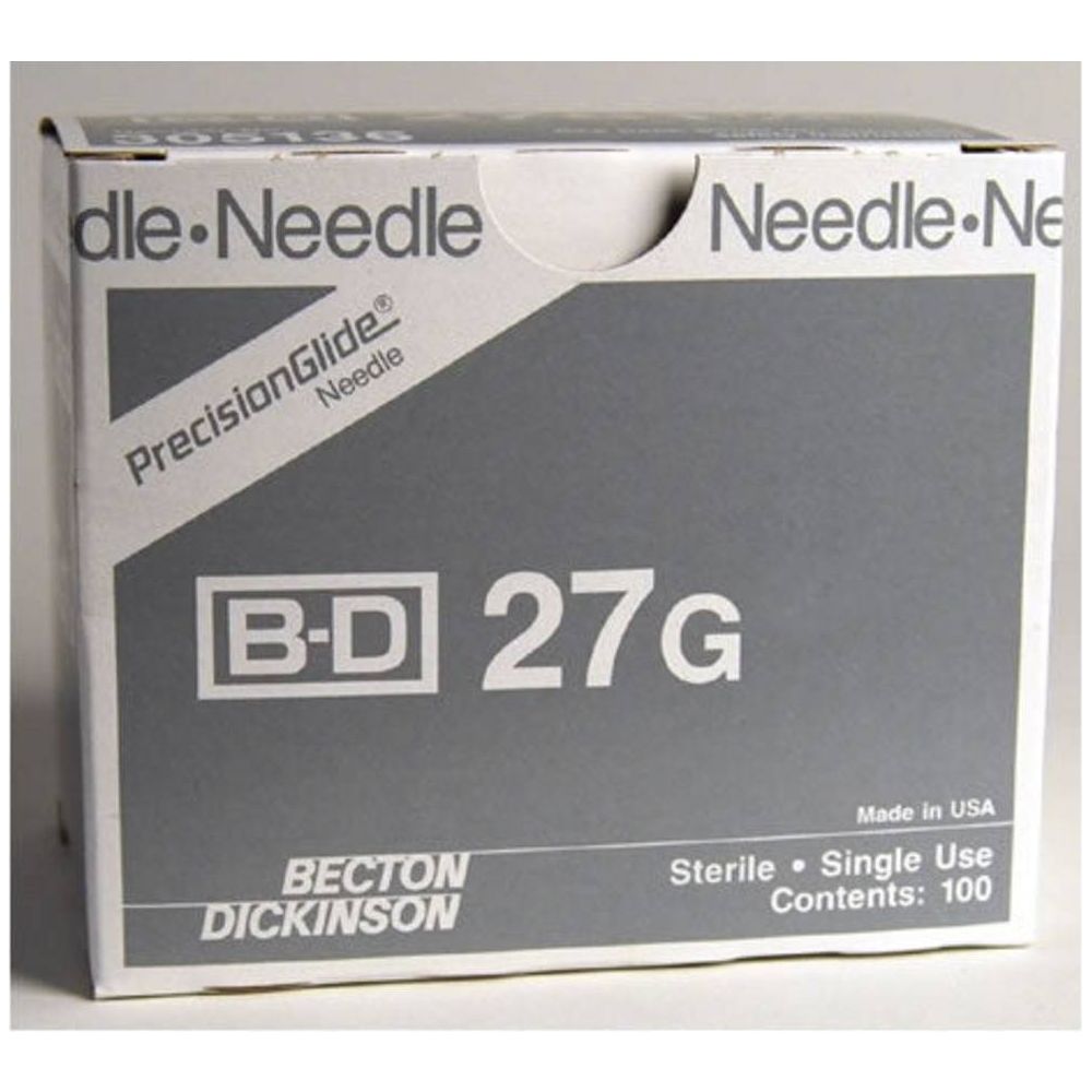 Precision Glide Hypodermic Needles 27g