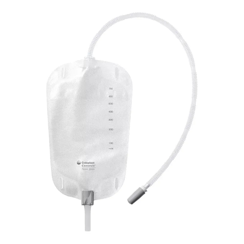Coloplast Conveen Security+ leg bag, Clamp outlet, non-sterile