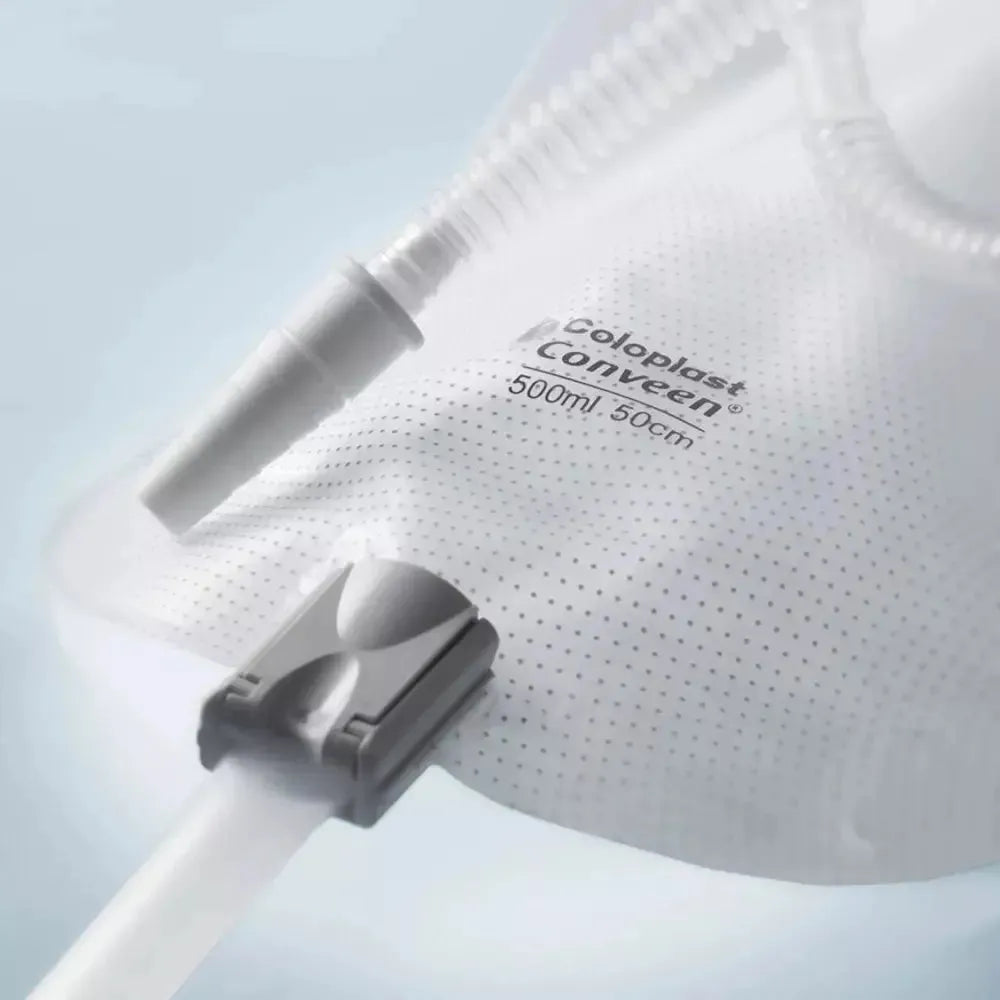 Coloplast Conveen Security+ leg bag, Clamp outlet, non-sterile