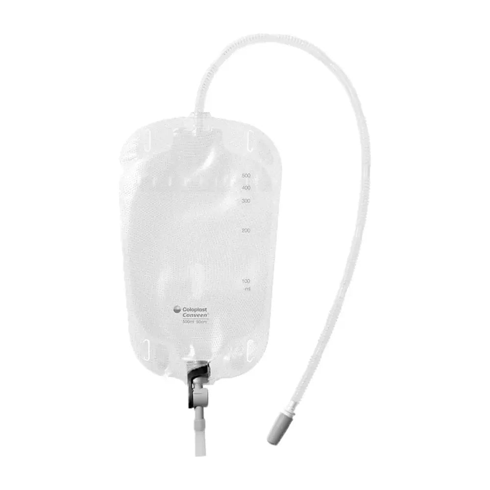 Coloplast Conveen® Security+ leg bag, Lever tap outlet, sterile
