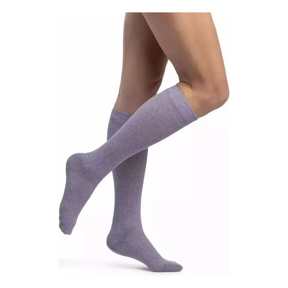 Sigvaris Linen Compression Socks 15-20 mmHg for Women Lavender