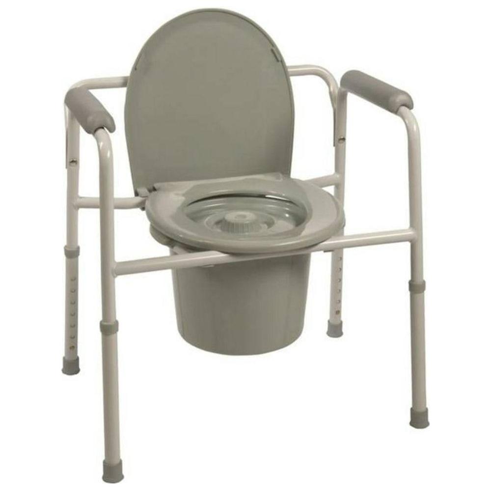 ProBasics Three-in-One Steel Commode