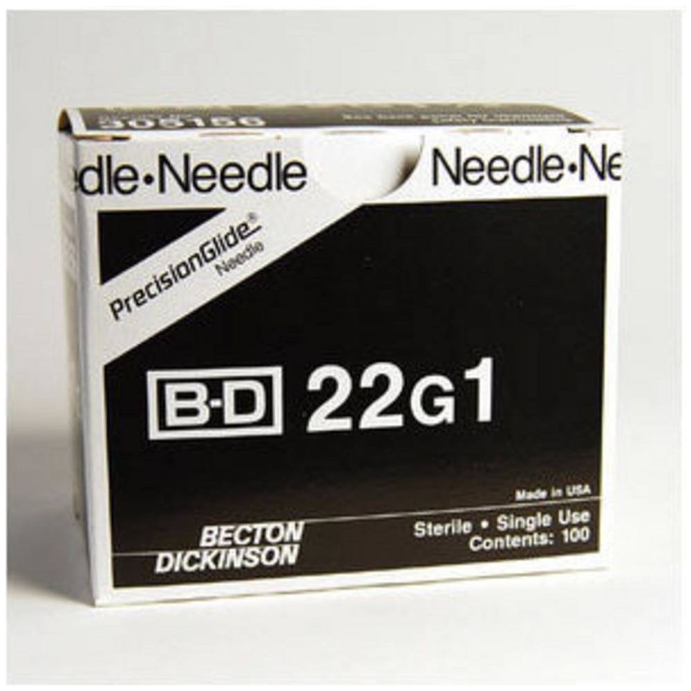 Precision Glide Hypodermic Needles 22g1