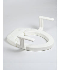 MOBB 2" Hinged Raised Toilet Seat w/Handles 