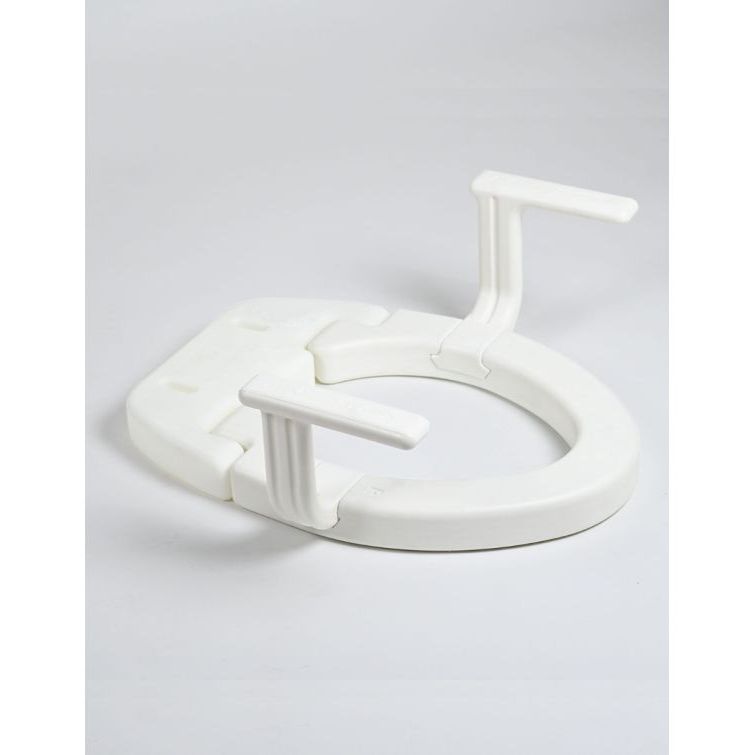 MOBB 2" Hinged Raised Toilet Seat w/Handles 