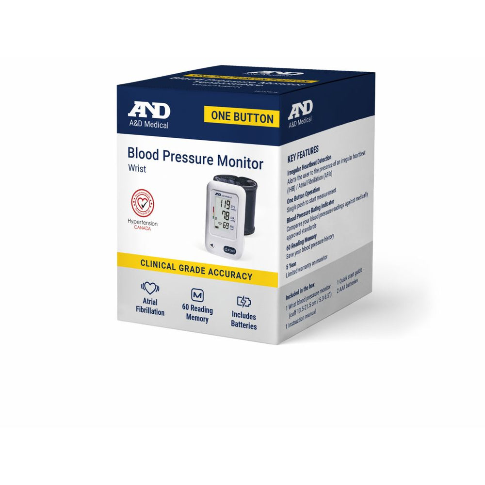 A&D Small Cuff Essential One Button Blood Pressure Monitor