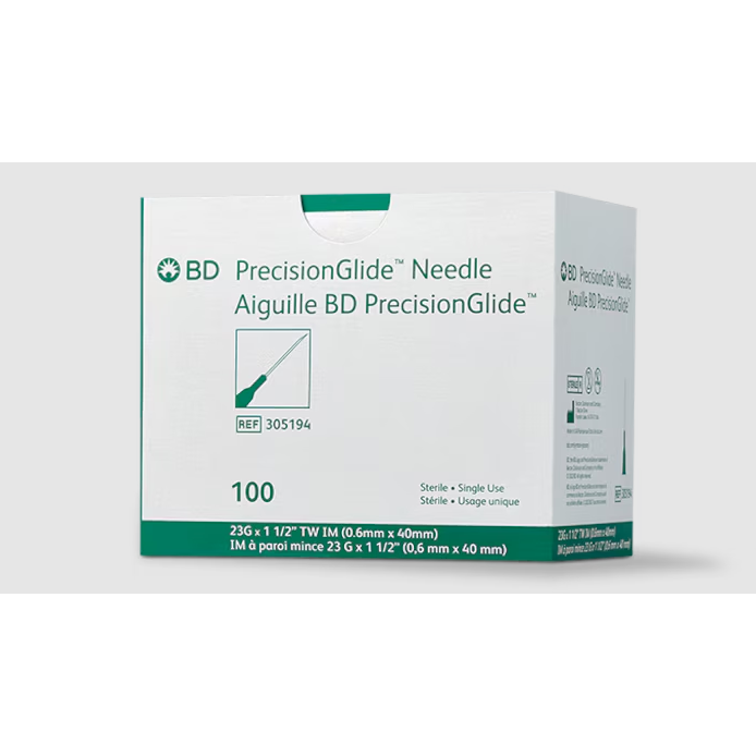 23 G x 1-1/2 in. BD PrecisionGlide™ Needle