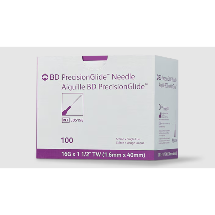 16 G x 1-1/2 in. BD PrecisionGlide™ Needle