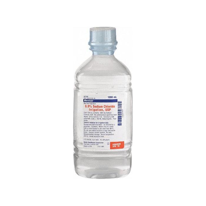 Baxter 0.9% Sodium Chloride Irrigation USP Plastic Pour Bottle