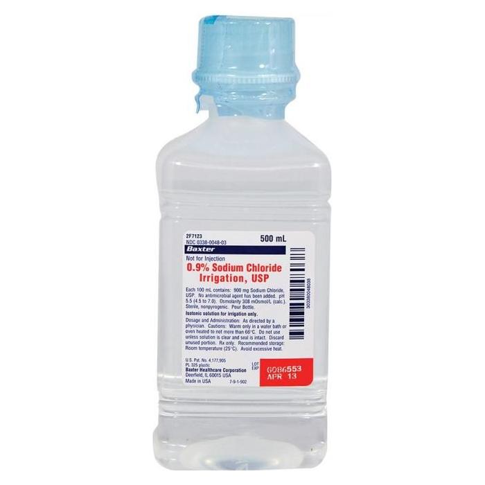 Baxter 0.9% Sodium Chloride Irrigation USP Plastic Pour Bottle