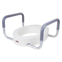 CompassHealth Toilet Seat Elevator With Handles - Elongated