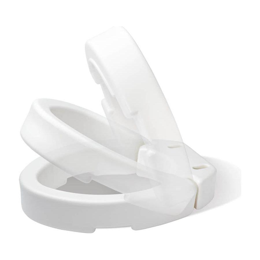 Compass Health Hinged Toilet Seat Riser - Elongated