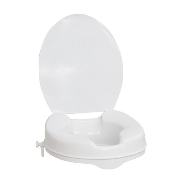 Drive Raised Toilet Seat with Lid, 2"