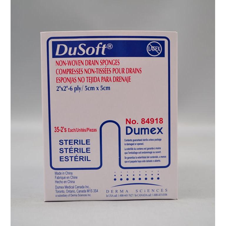 DuSoft Non-Woven Drain Sponges