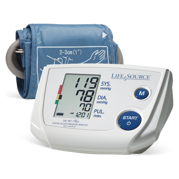 Lifesource Test Life Source Advanced/Deluxe One Step Auto-Inflation Blood Pressure Mon ...