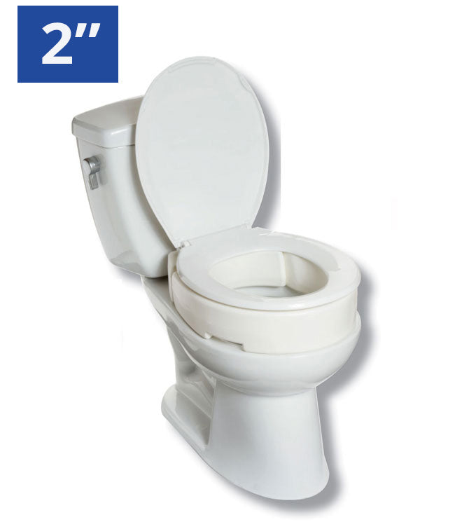 MOBB 2" Hinged Raised Toilet Seat