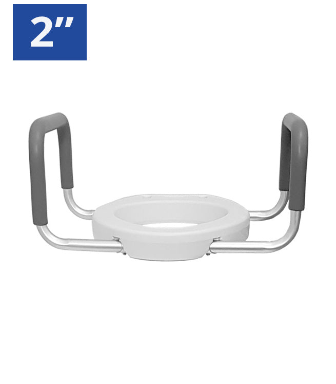 MOBB 2” Raised Toilet Seat with Arms