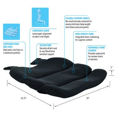 ObusForme Contoured Seat Cushion