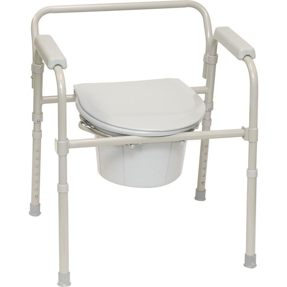 ProBasics Folding Commode with Full Seat – Aspen Healthcare