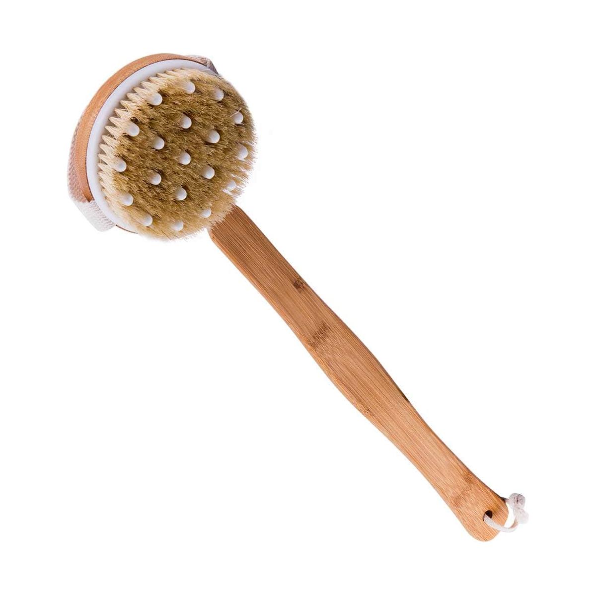 Relaxus 2-in-1 Massaging Bamboo Bath Brush