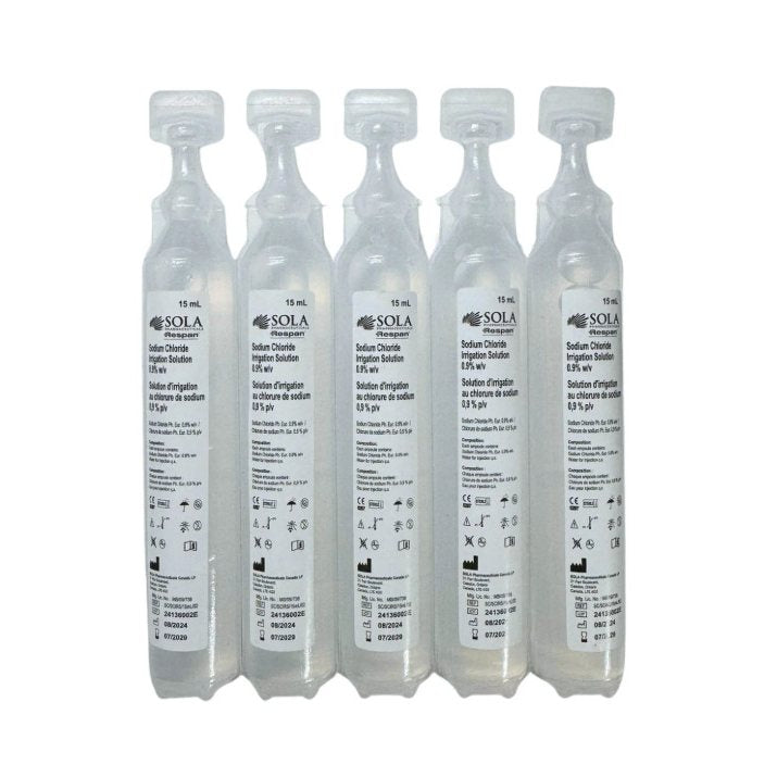 SOLA®Sodium Chloride 0.9% Irrigation Solution, 15mL