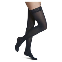 Sigvaris Soft Opaque Thigh-High Stockings 20-30 mmHg for Women