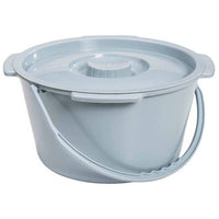 Drive Commode Bucket with Handle and Lid, 7.5qt