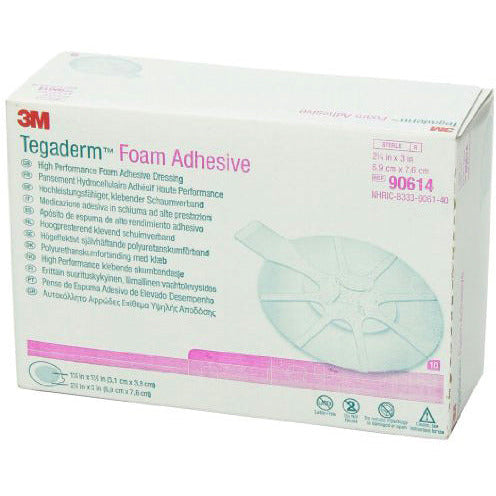 3M Tegaderm Foam Dressing, High Performance, Adhesive, Wrap