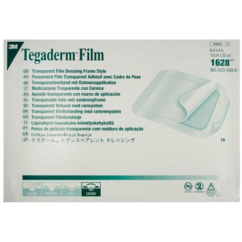 3M Tegaderm Transparent Film Dressing, Frame Style, Basic