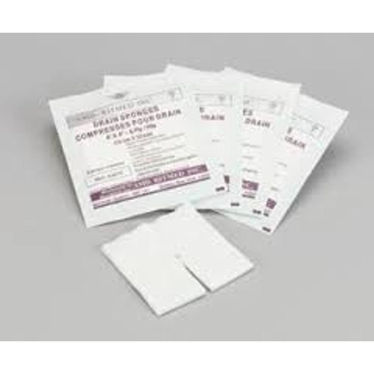 AMDRitmed Sterile Gauze, Tracheotomy Drain Sponge, 4"x4" 6PLY Aspen