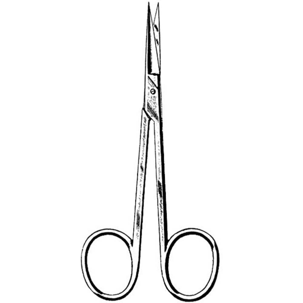 AMG Iris Scissors, Stainless Steel Straight