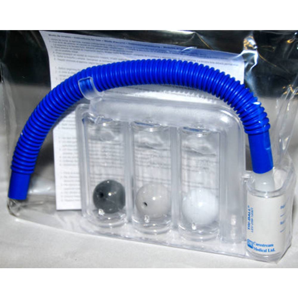 Abilitec Healthcare Products Spirometer Tri-Ball Respiratory Exercise