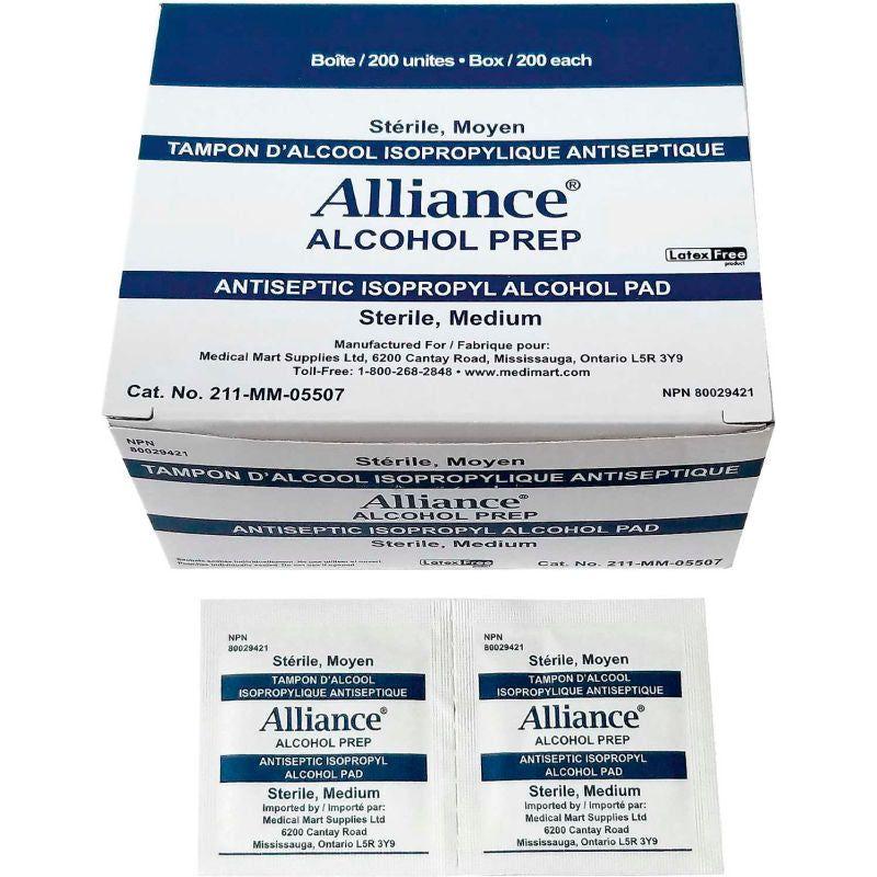 Alliance Alcohol Prep Pads