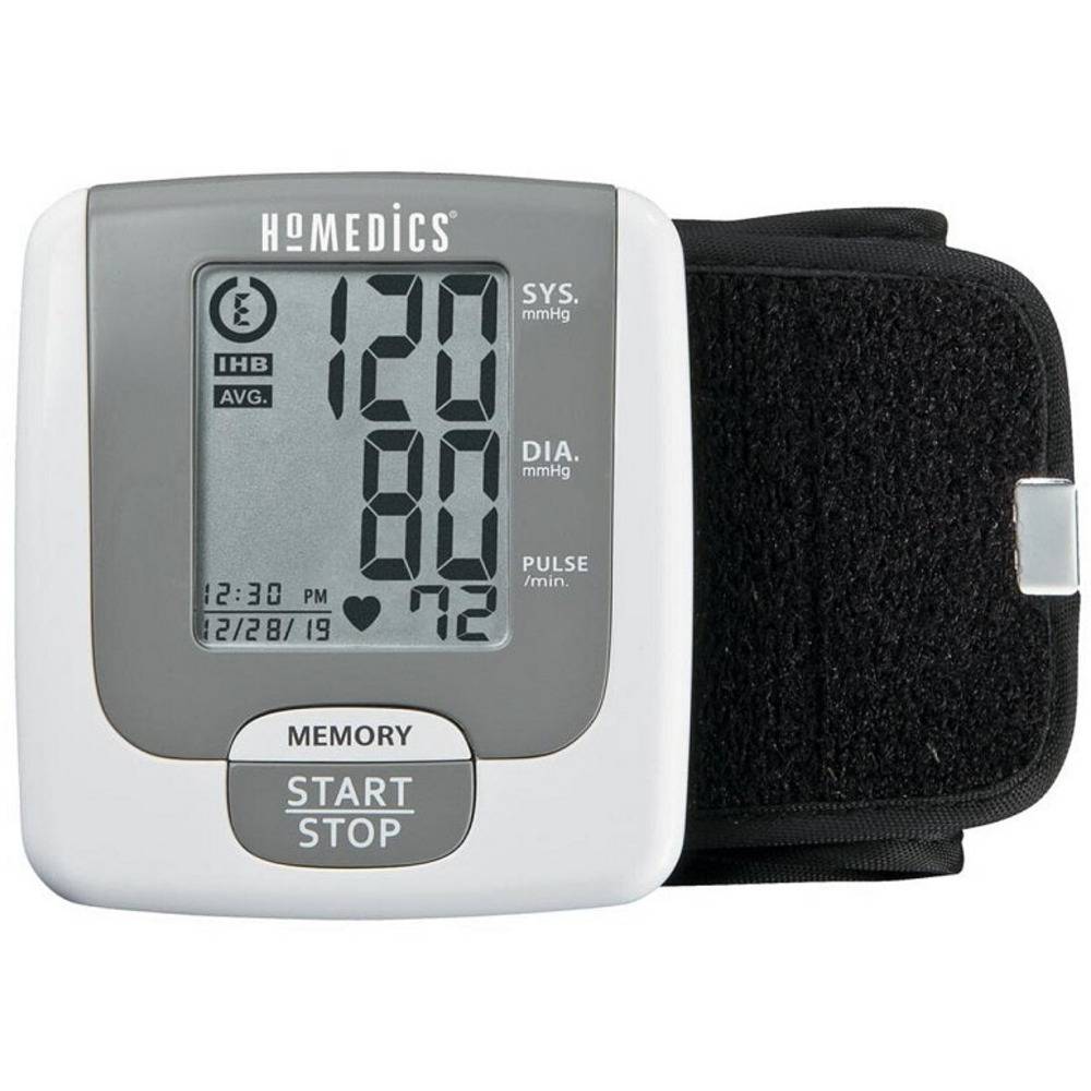 HoMedics Wrist Blood Pressure Monitor with Smart Measure Technology