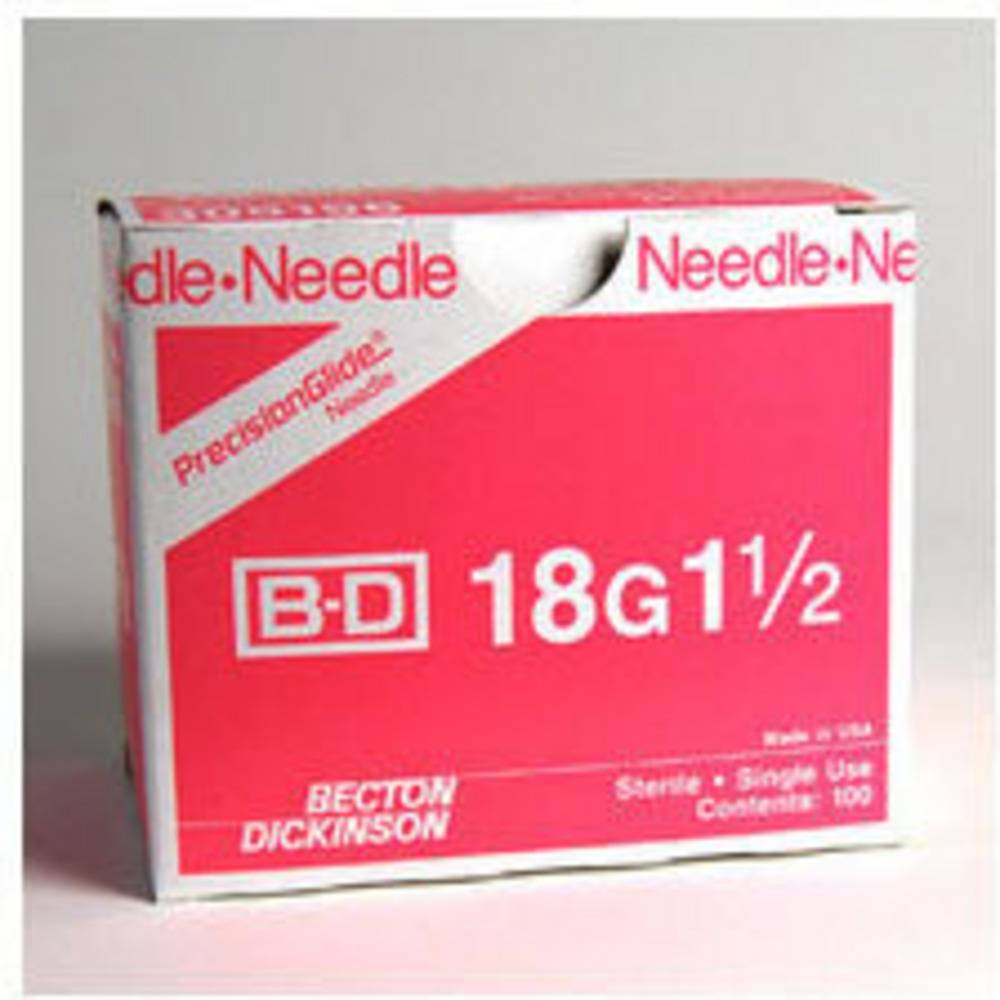 Precision Glide Hypodermic Needles 18g 1/2