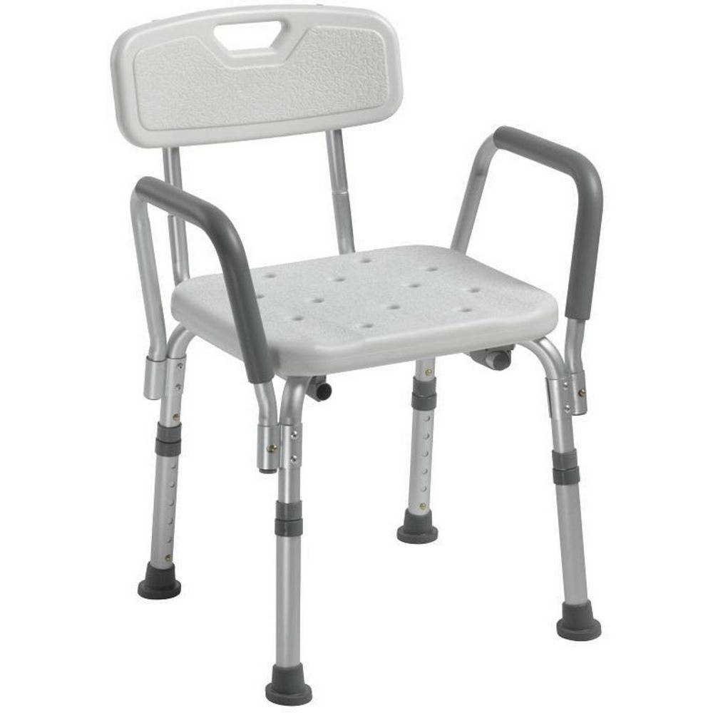 Drive Shower Chair with Back and Removable Padded Arms