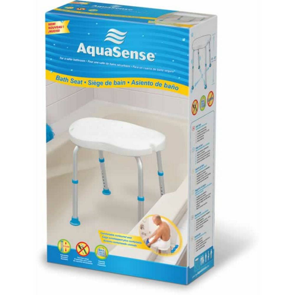 AquaSense Bath Seats without Backrest, with Ergonomic Shape