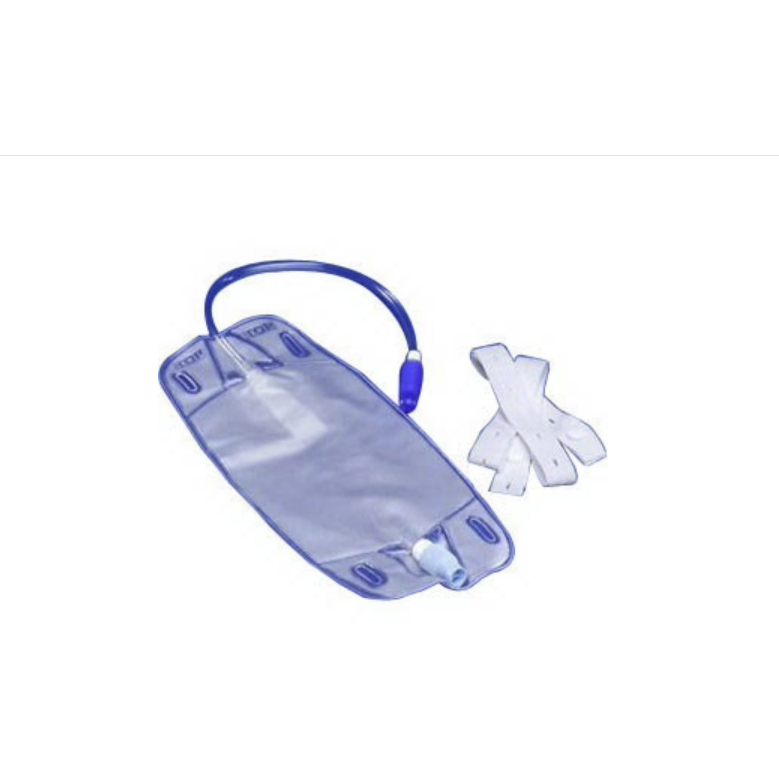 Dover Urine 500ml Leg Bag with Extension Tubing, 17 oz.