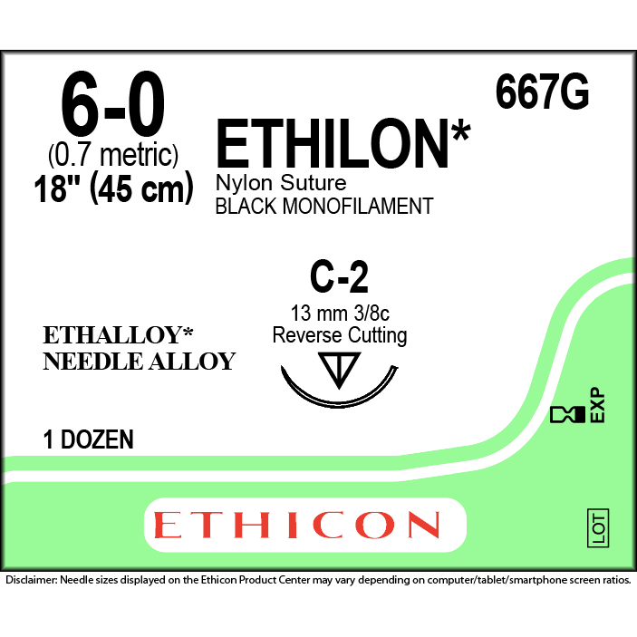 Ethilon Nylon Suture 667G