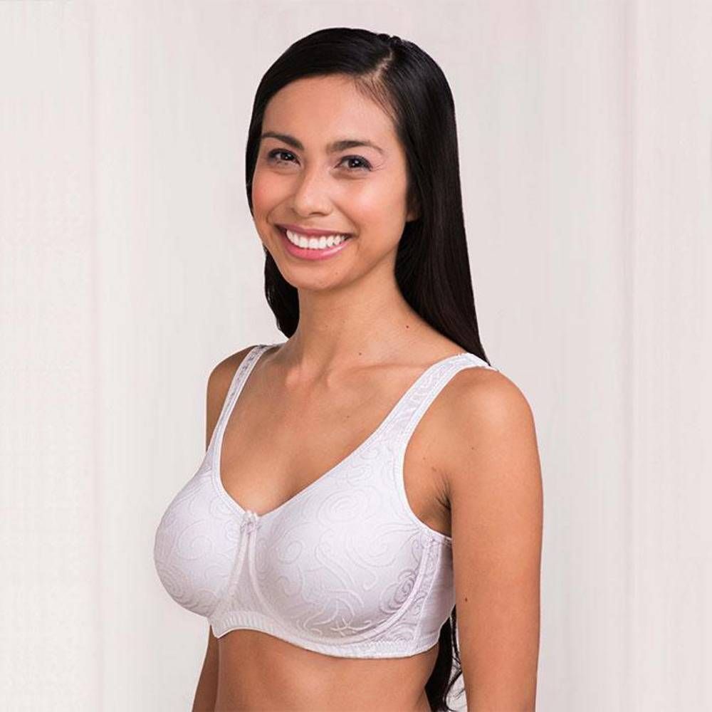 Mastectomy Bra Silhouette Size 36D Cool Latte at  Women's