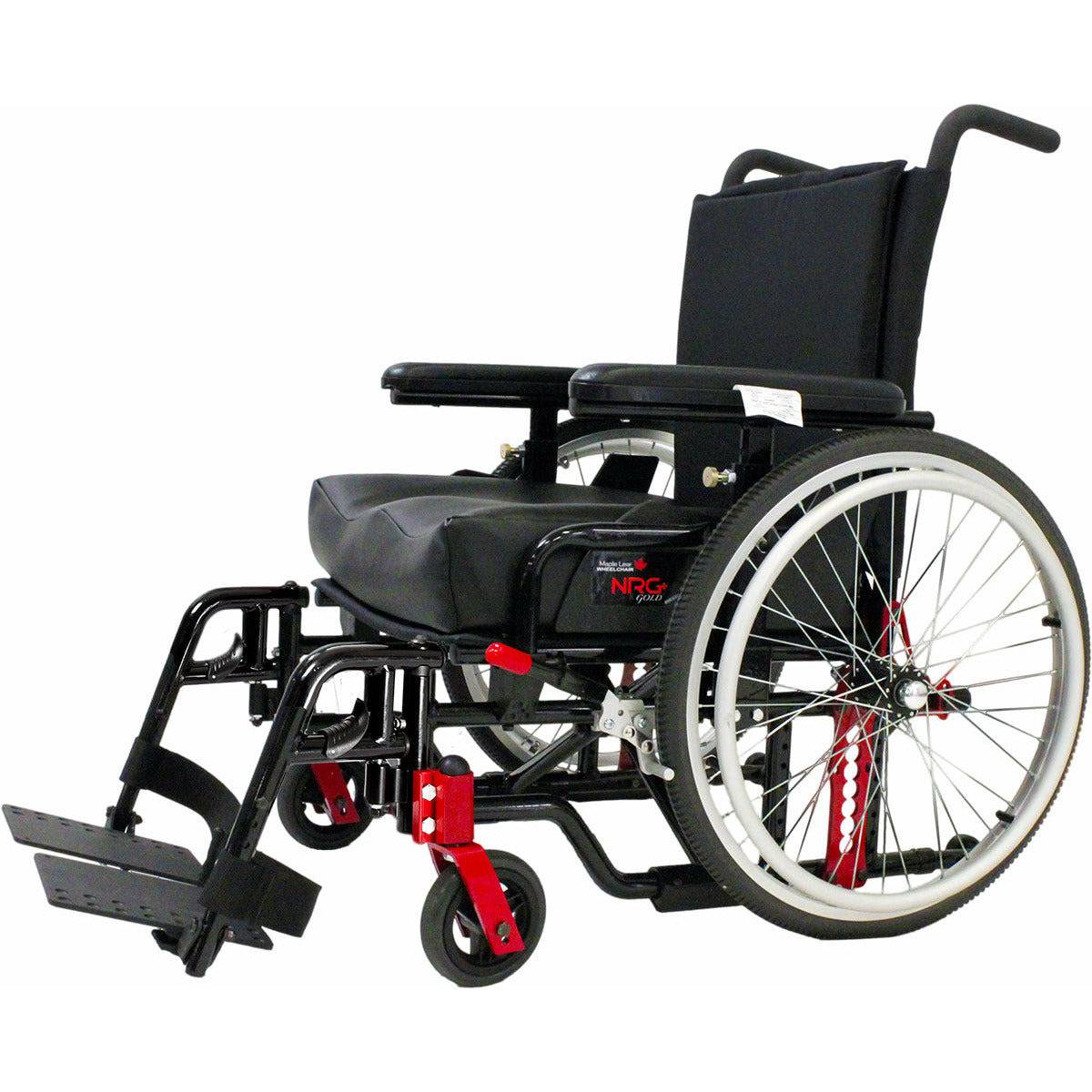 Maple Leaf NRG+ Gold Aluminum Lightweight Manual Wheelchair