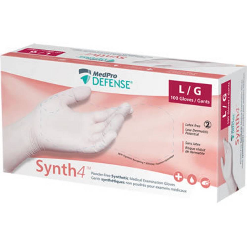 MedPro Defense Synth4 Medical Examination Powder-Free Synthetic Gloves