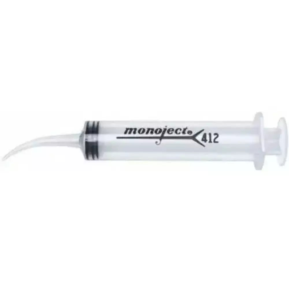 Monoject Curved Tipped Syringe 12cc