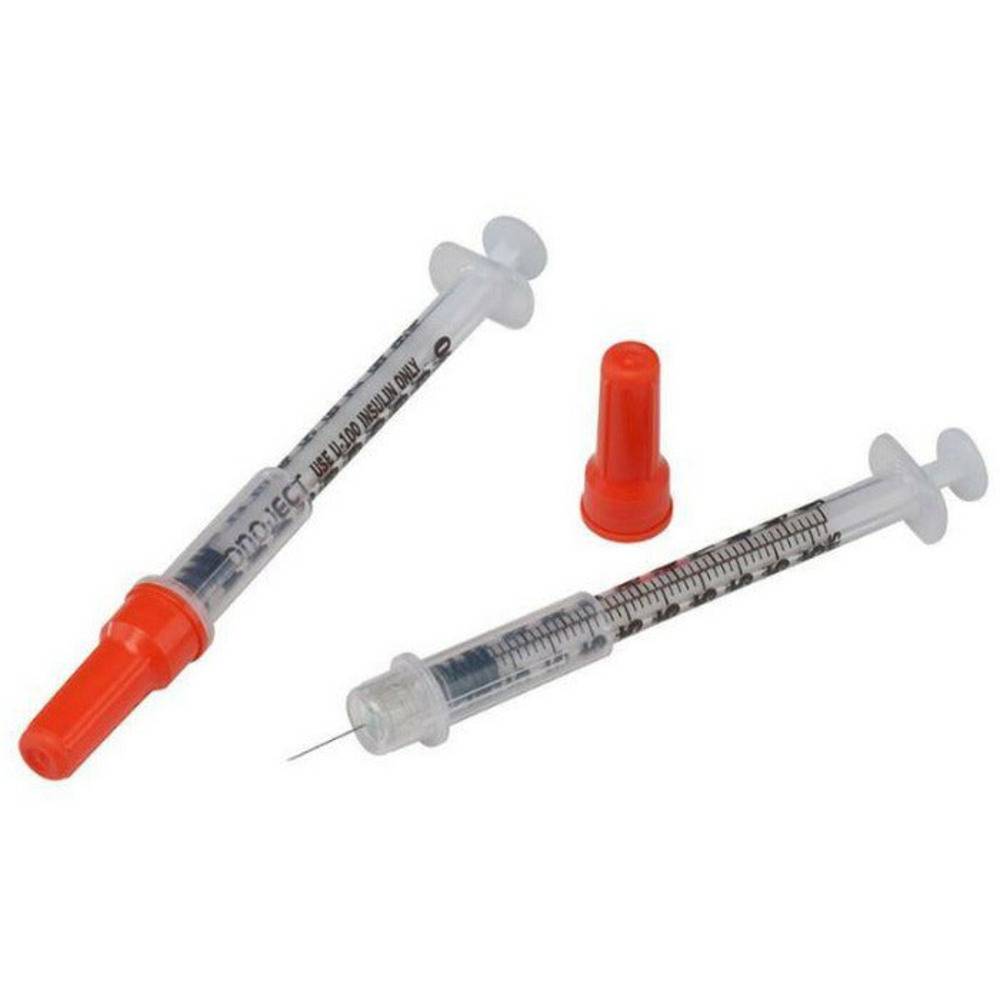 Monoject Insulin Safety Syringe with Needle