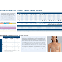 Mastectomy Natura Light 3S Breast Form Chart