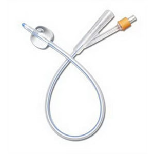 SelectSilicone 100% Silicone Foley Catheter, 2-Way, 18 Fr, 30cc