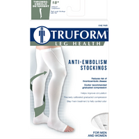 Truform Thigh High Open Toe Stockings / Anti-Embolism